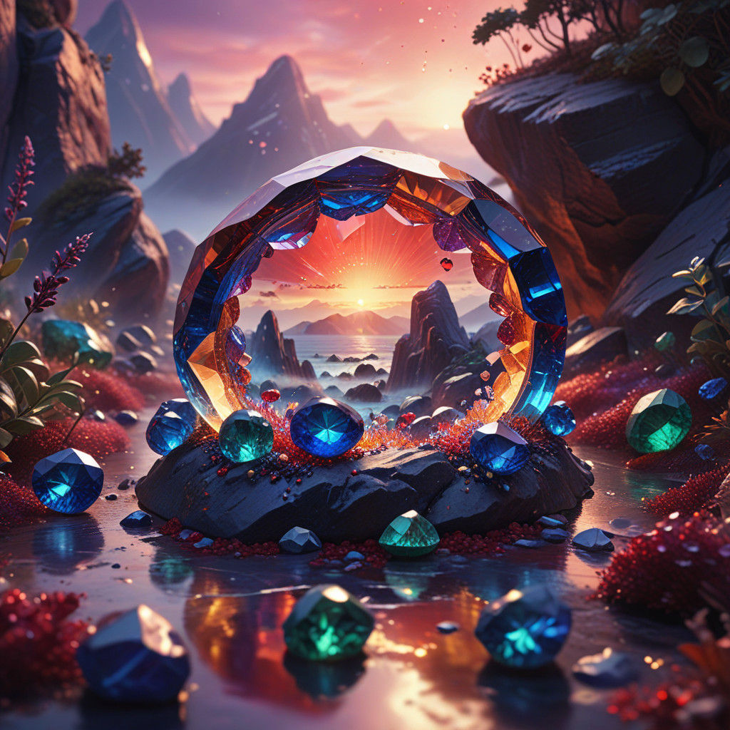 Dreamy Gemstone Realm