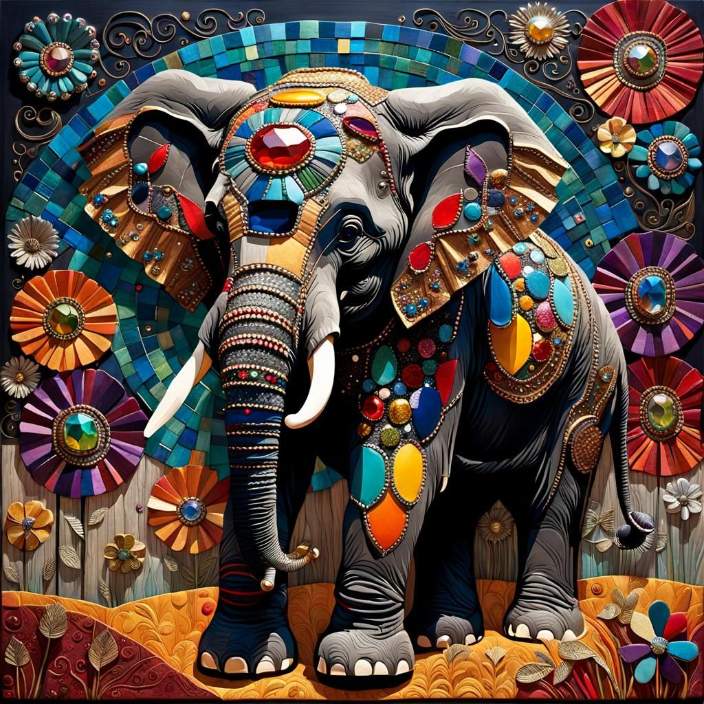 Elephant in Textures