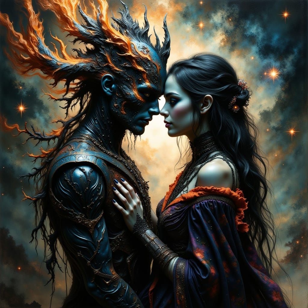 Mysterious Figure Emerges from Shadows in Cyberpunk Art