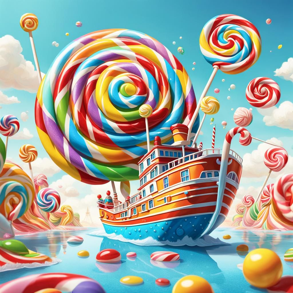 Good Ship Lollipop in Candy Art Style