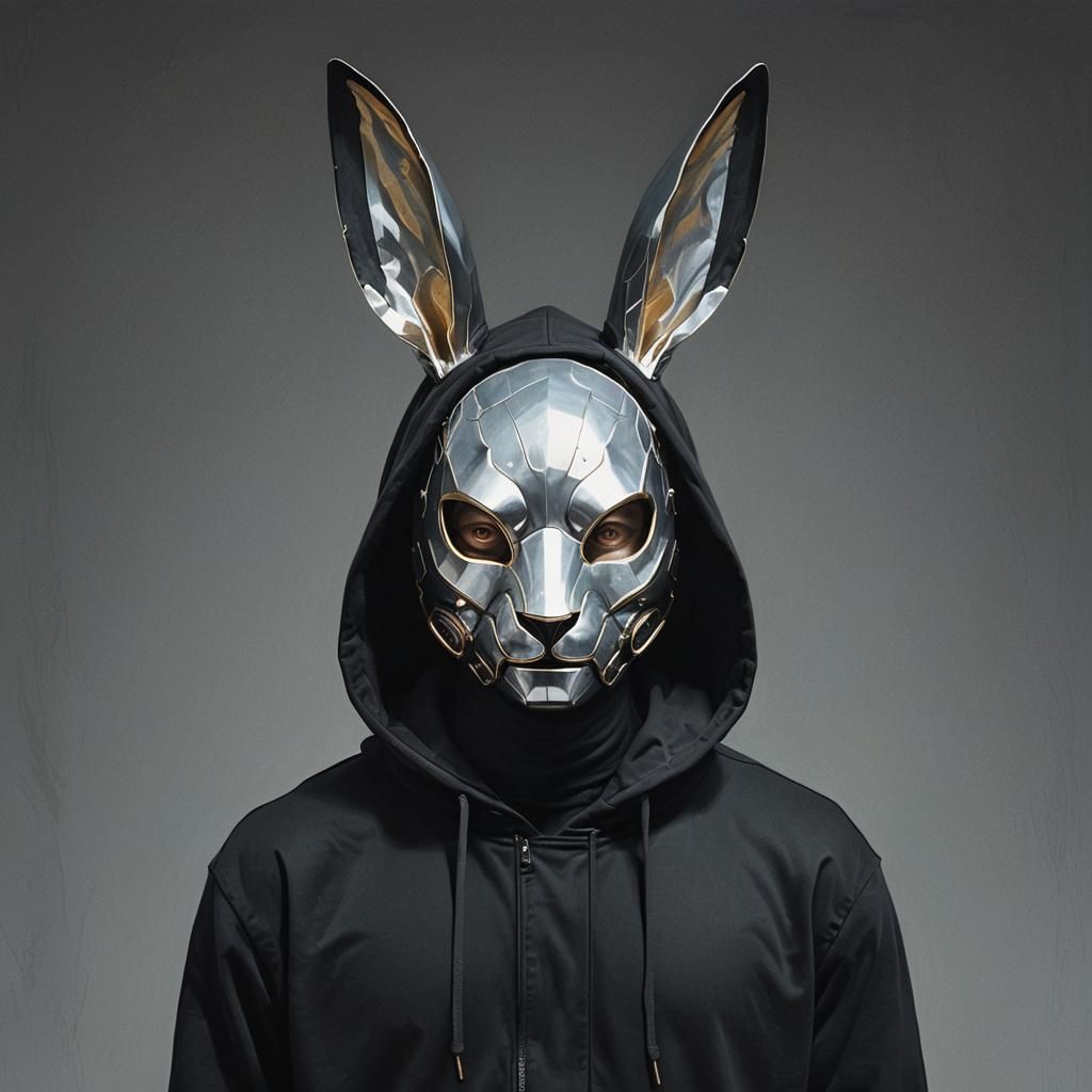 A strikingly enigmatic rabbit