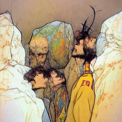 The Beatles in Style of Master Artists