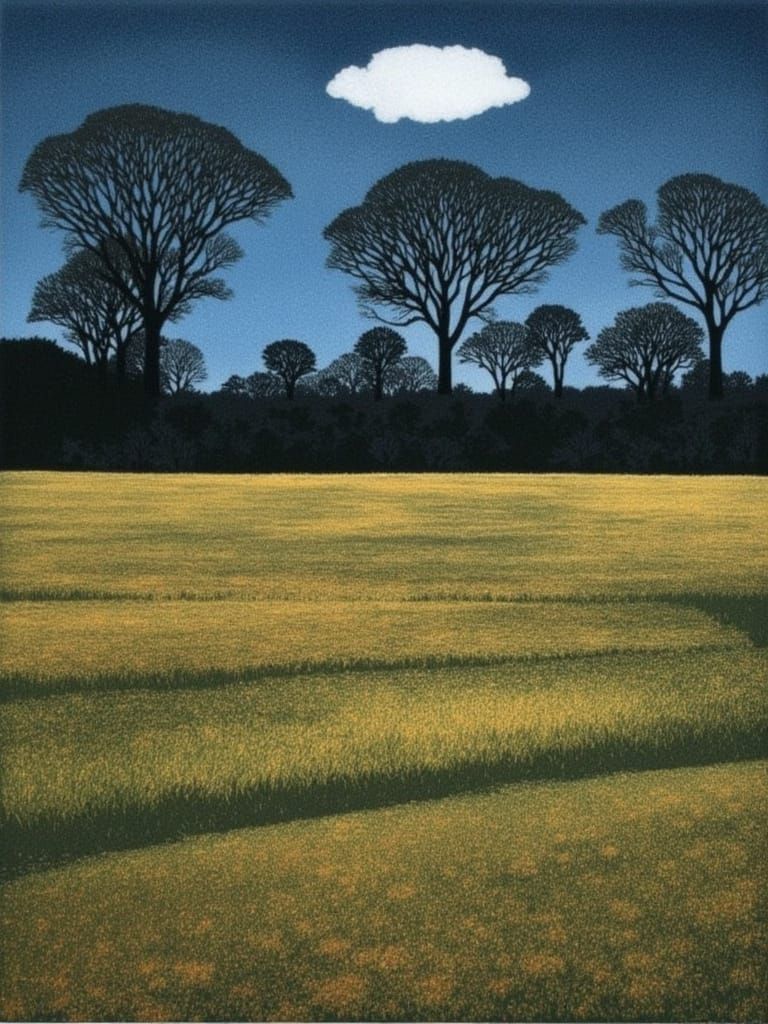 Impressive Landscape Painting in Oil Brushstrokes