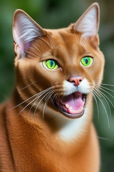 A beautiful Burmese cat.