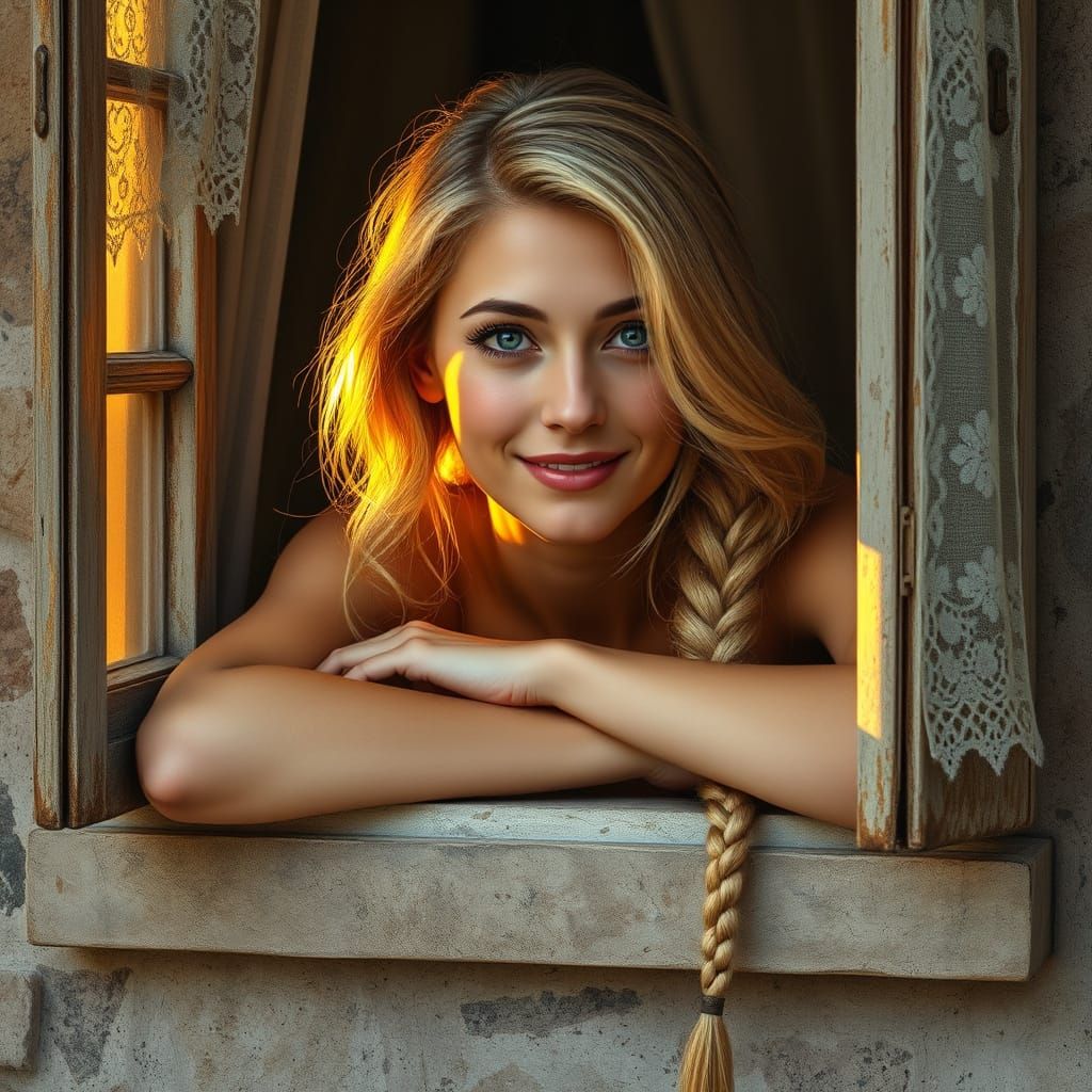 Golden Goddess in Soft Light