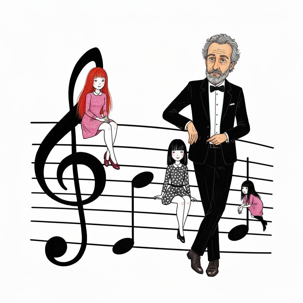 Whimsical Music Illustration with Diverse Characters