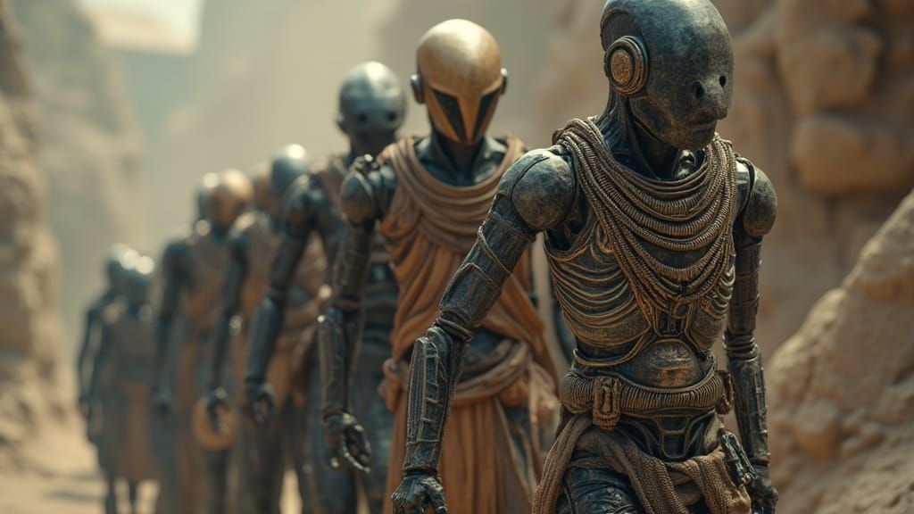 Robots, Aliens, and Shaman on Stage in 4K