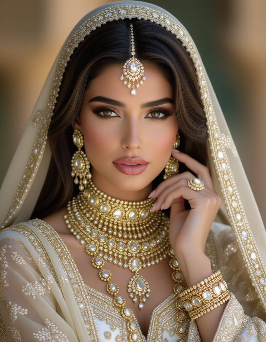 Ameera Al Taweel in Traditional Arabian Attire