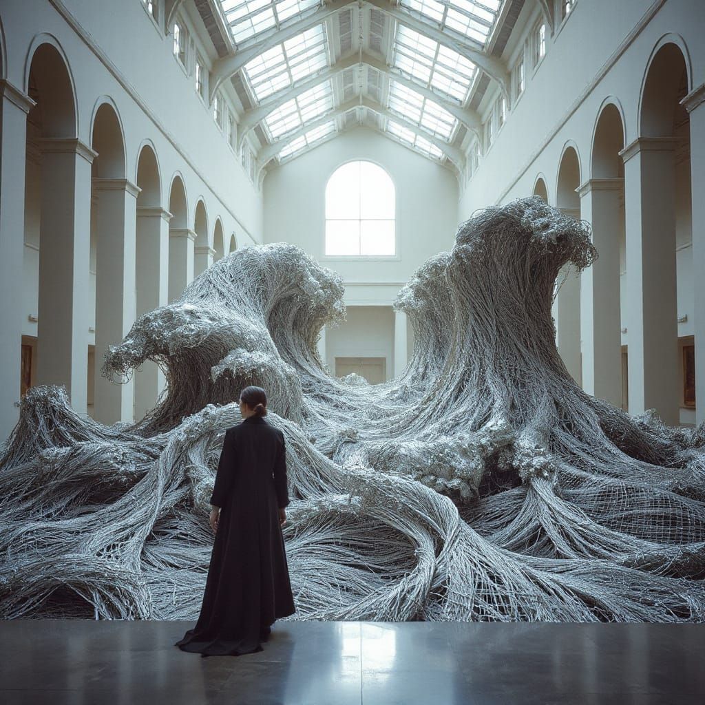 Ocean of Wire in Contemporary Art Gallery