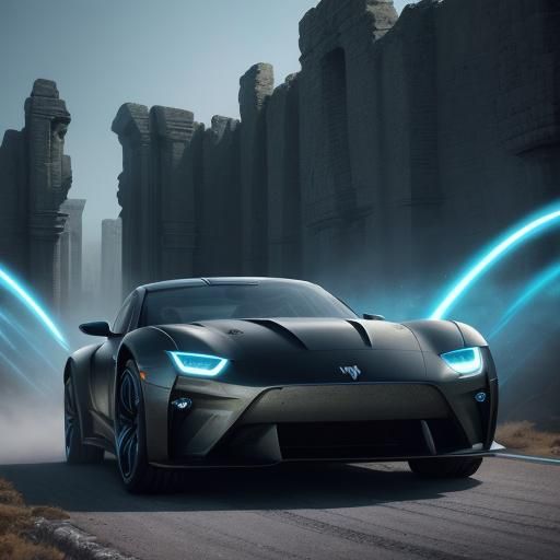 Time-Traveling Sorcerer Drives Runed Car Through Portal