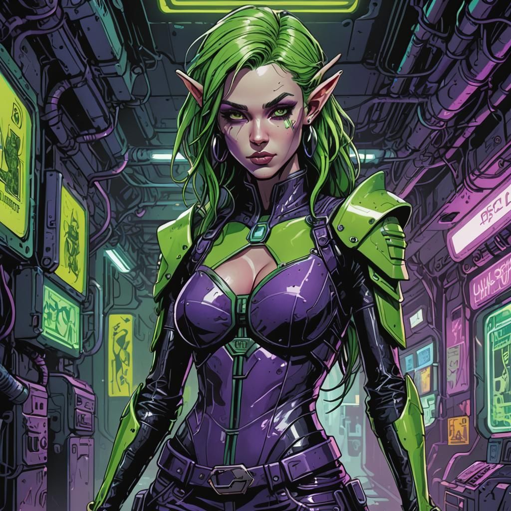 Cyberpunk Elf