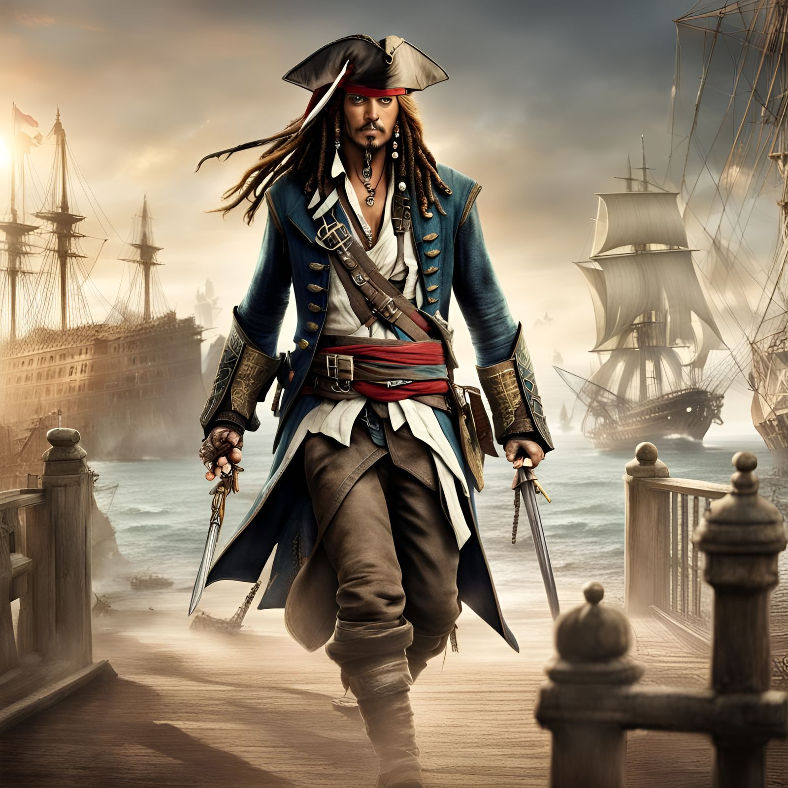 Jack Sparrow as Assassin: Crossover Concept