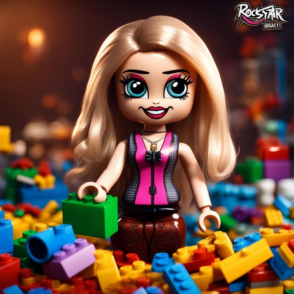 Rockstar Bratz Lego Doll Finds Toys, Digital Art