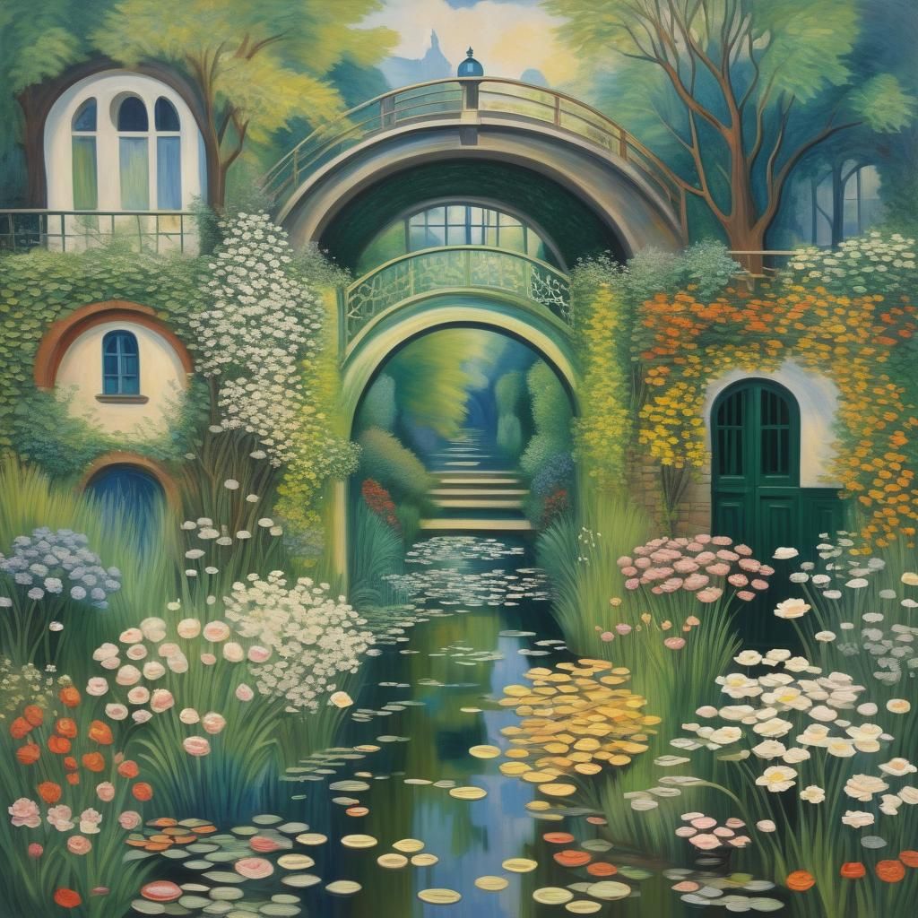 Impressionist M.C. Escher-Inspired Wall Art