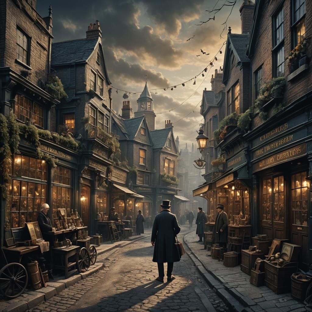 The Old Curiosity Shop: A Digital Matte Painting