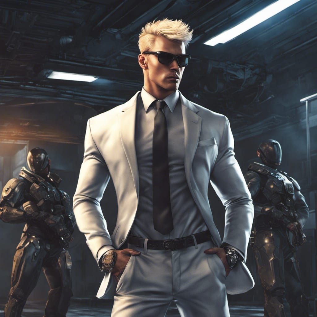 Corporate Cyberpunk Character