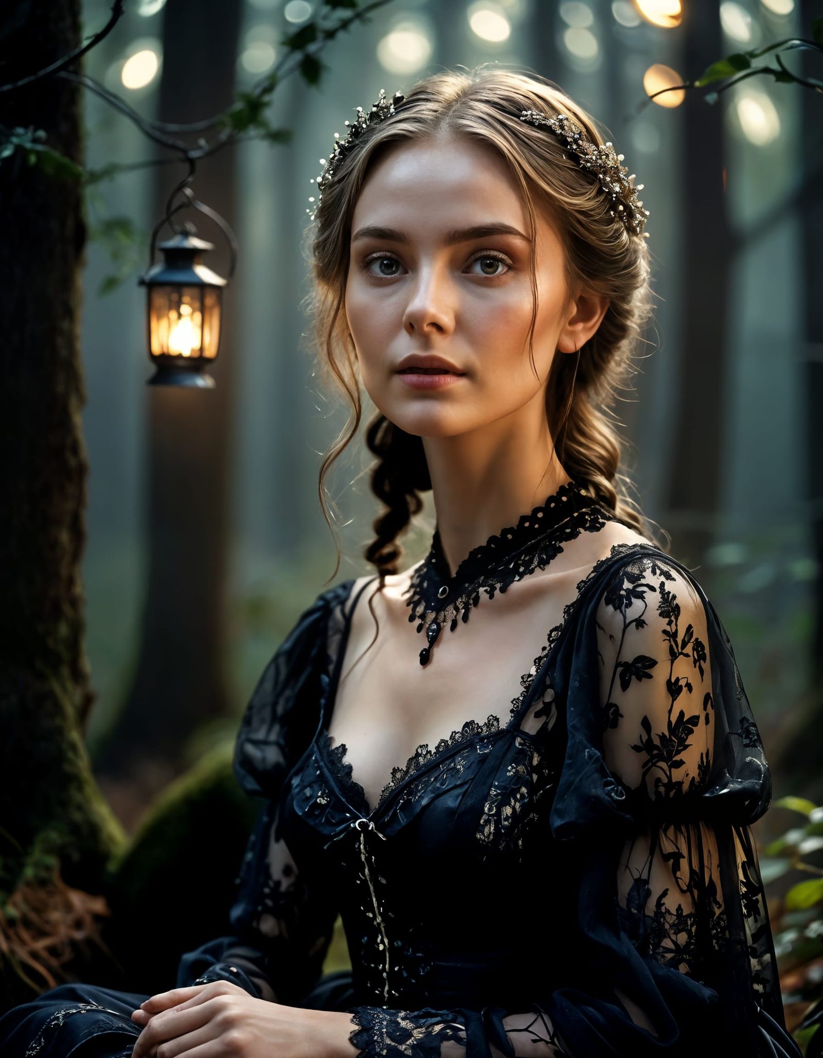 Hyperrealistic Portrait with Cinematic Lighting