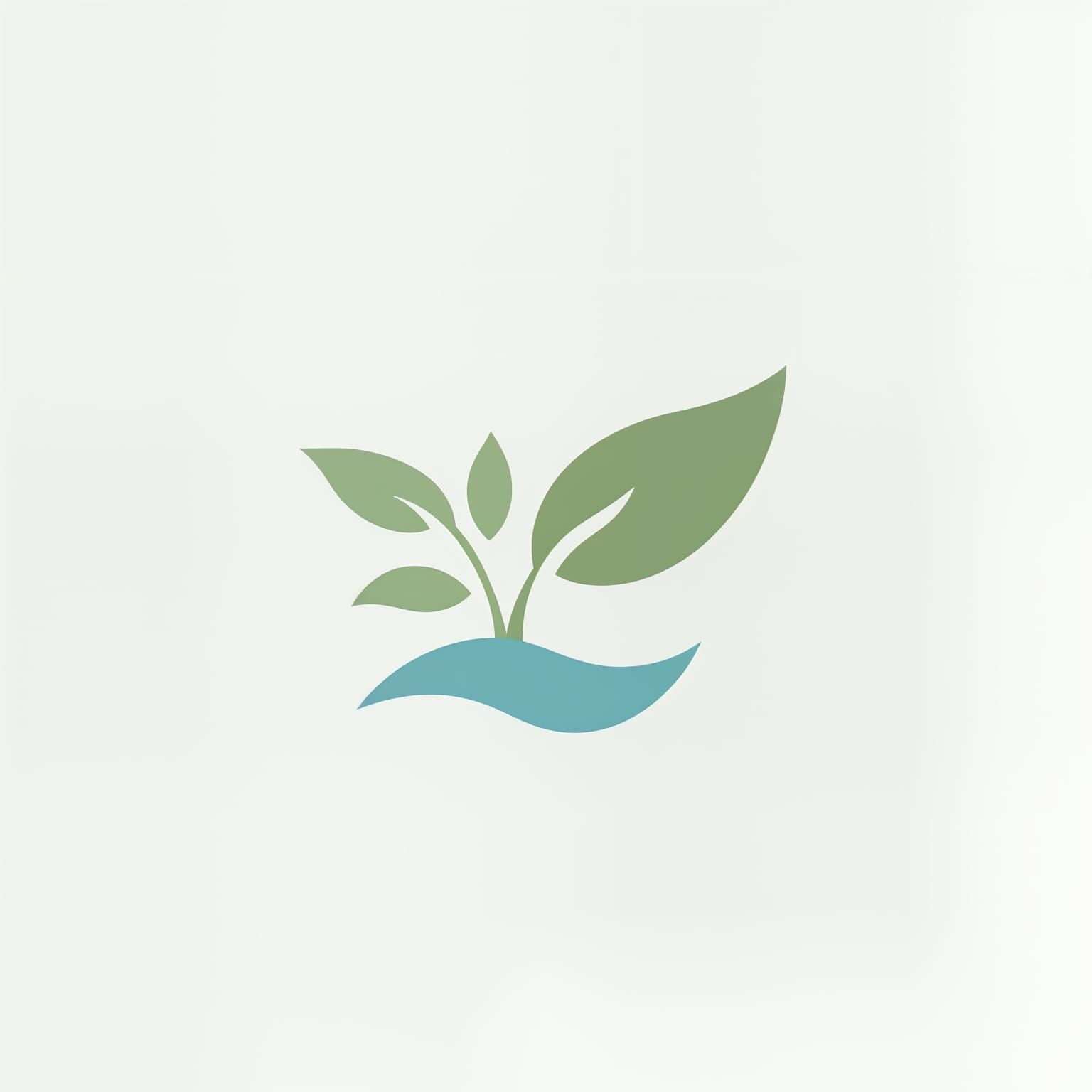 Minimal Wellness Logo in Nature-Inspired Design