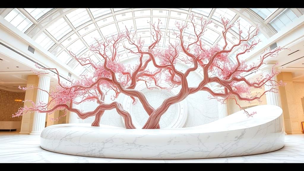 Abstract sculpture : Twisted Branches