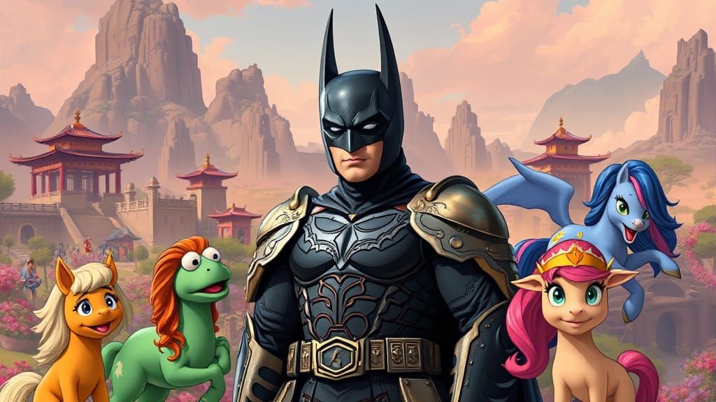 batman wuxia muppet my little pony
