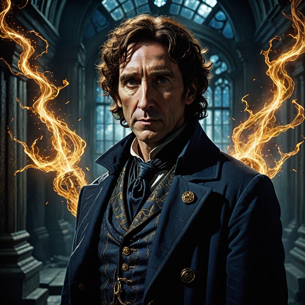 Eighth Doctor as Epic Fantasy Concept Art