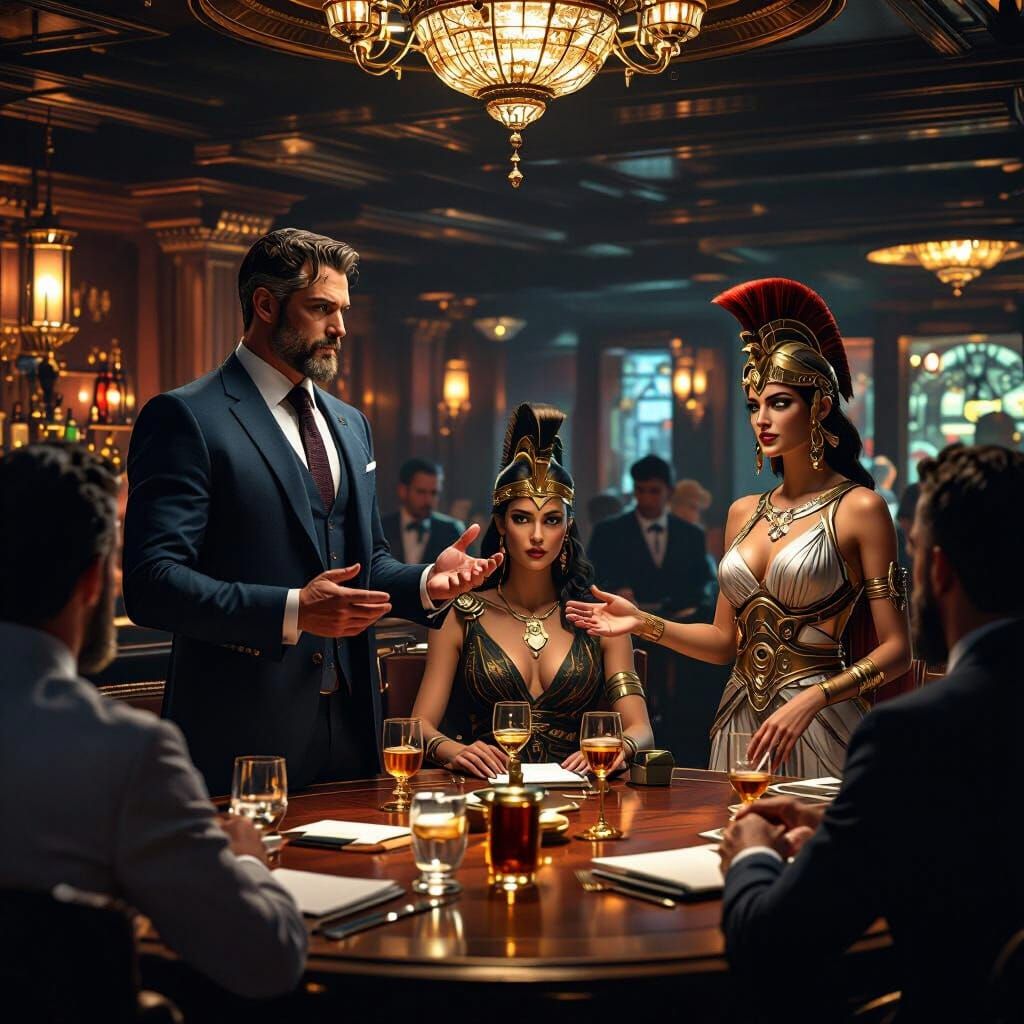 Ares CEO Addresses Greek Gods in Wall Street Speakeasy