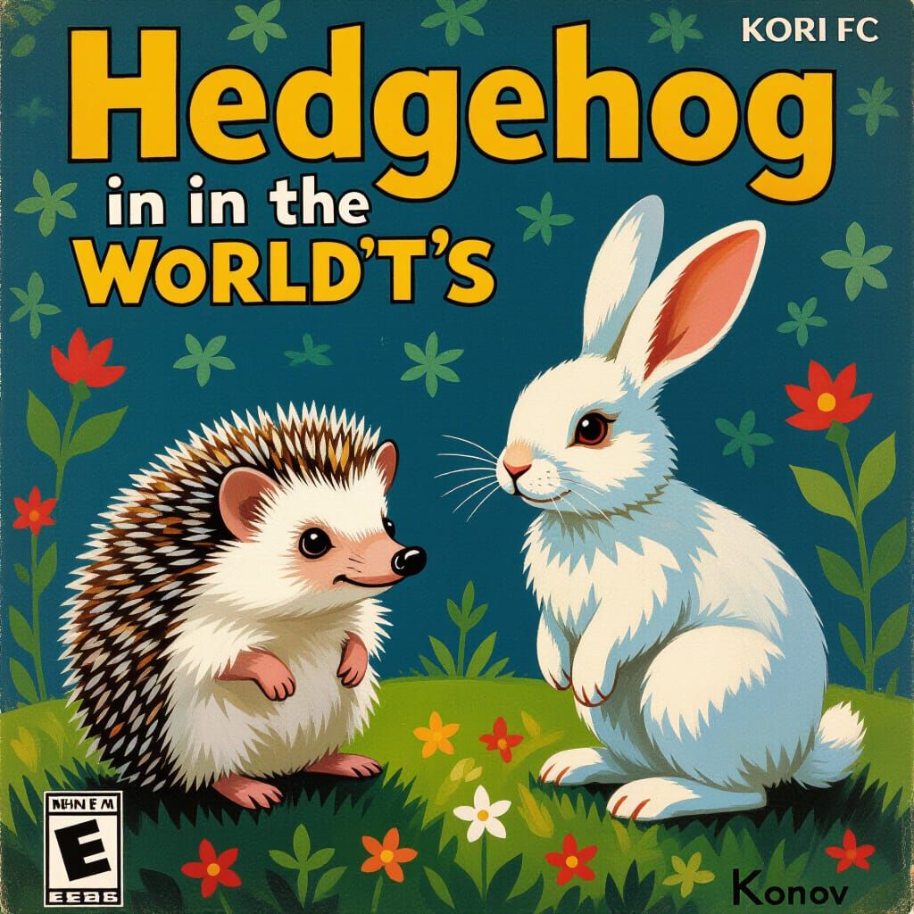 Hedgehog in Rabbit's World: Game Cover Art