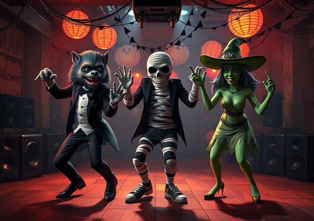Halloween Monsters Hip Hop Dance Party