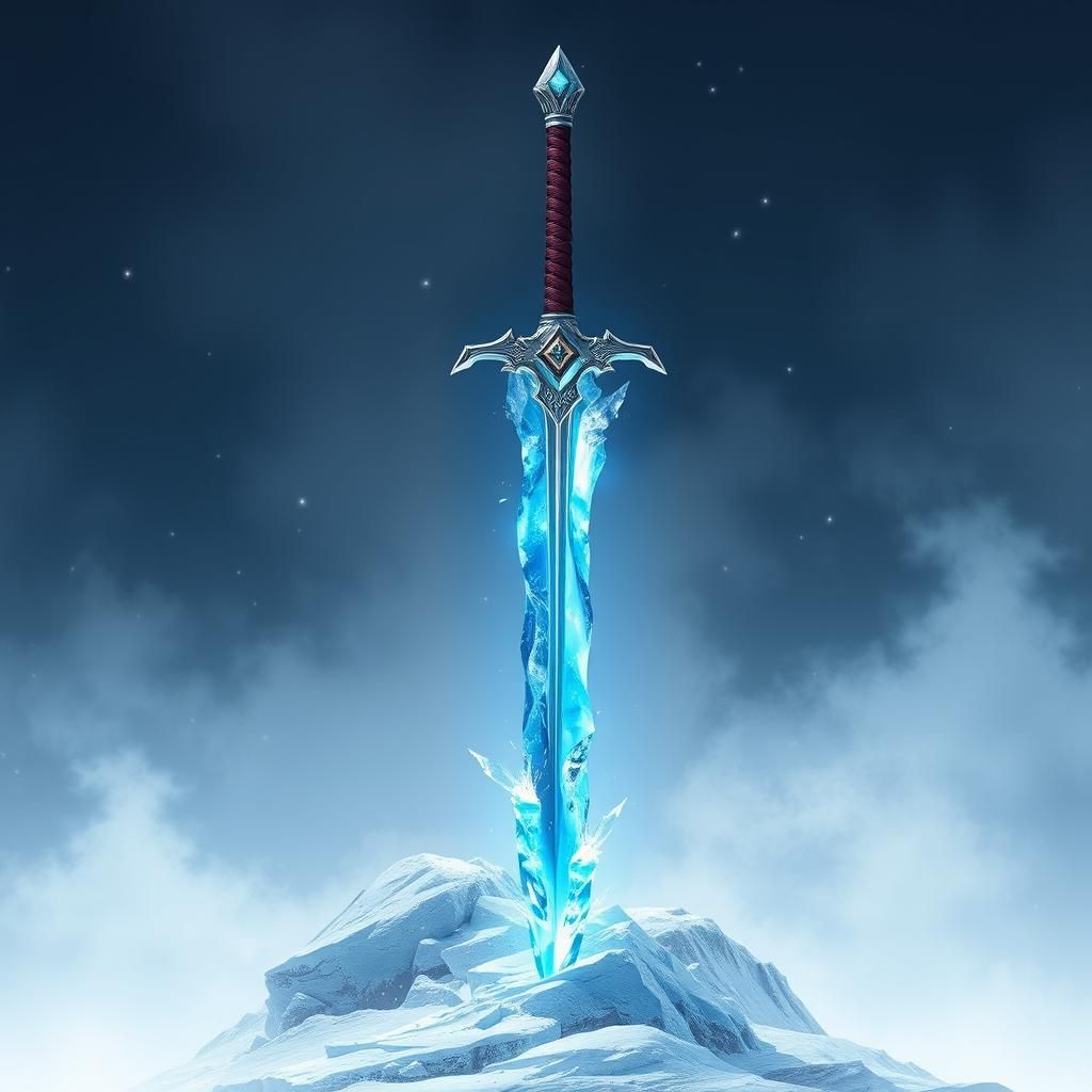 Elemental Ice Sword: Sharp, Mighty, Heroic