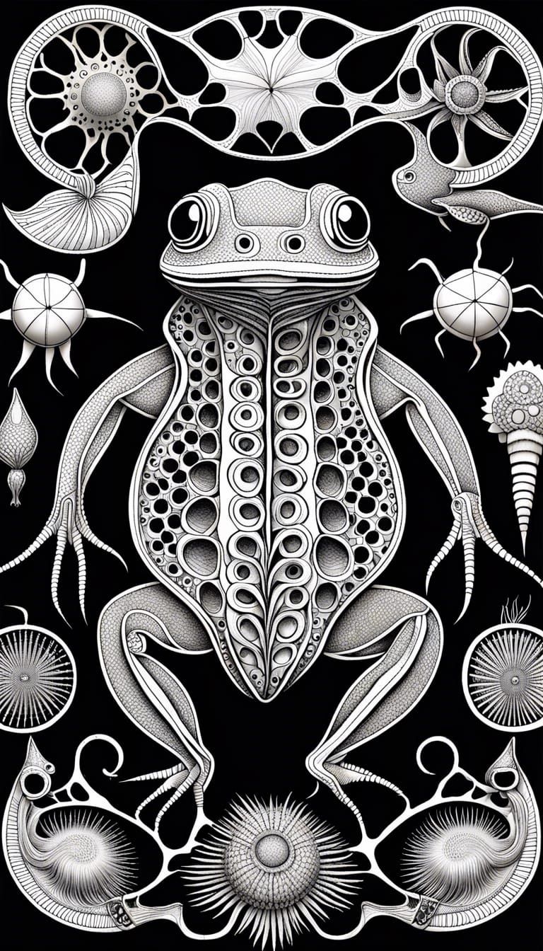 Fire Salamander Integrated with Australian Native Fauna