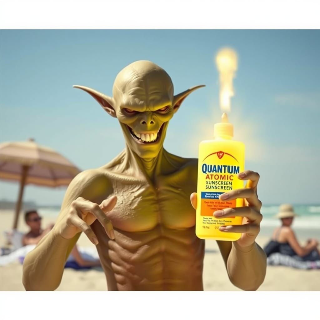 Nosferatu Sells Quantum Sunscreen in Beach Infomercial