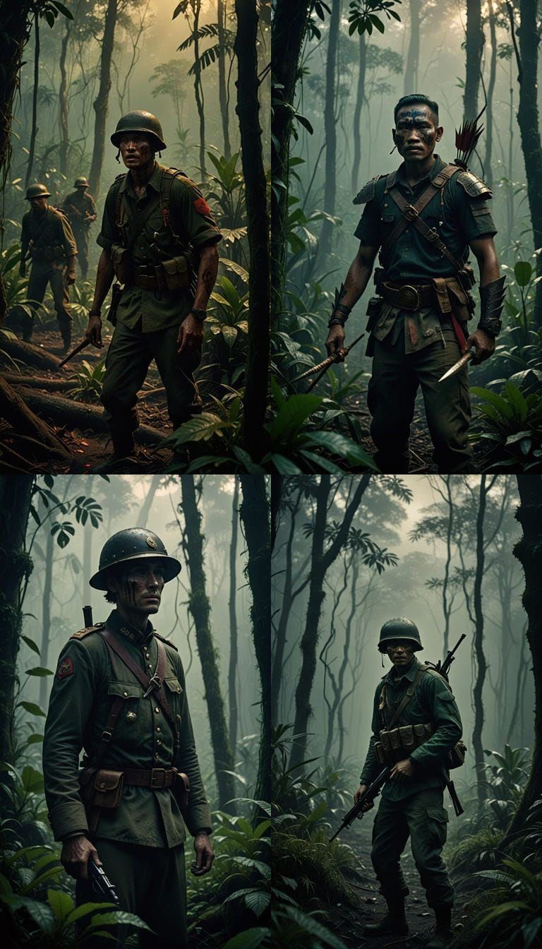 Colonial Soldier Falls to Deadly Dayak Poison