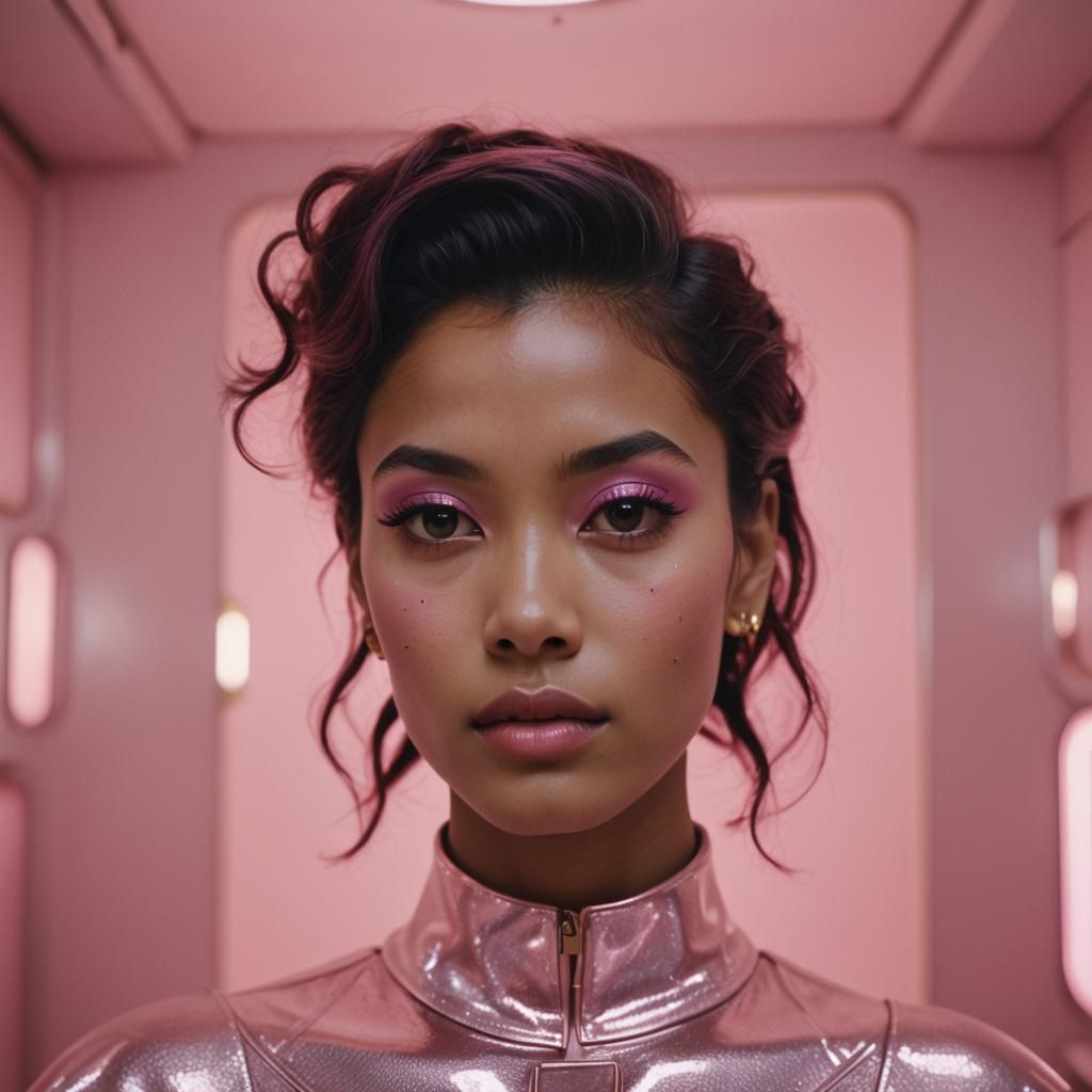 Retro-Futuristic 1950s Makeup Editorial