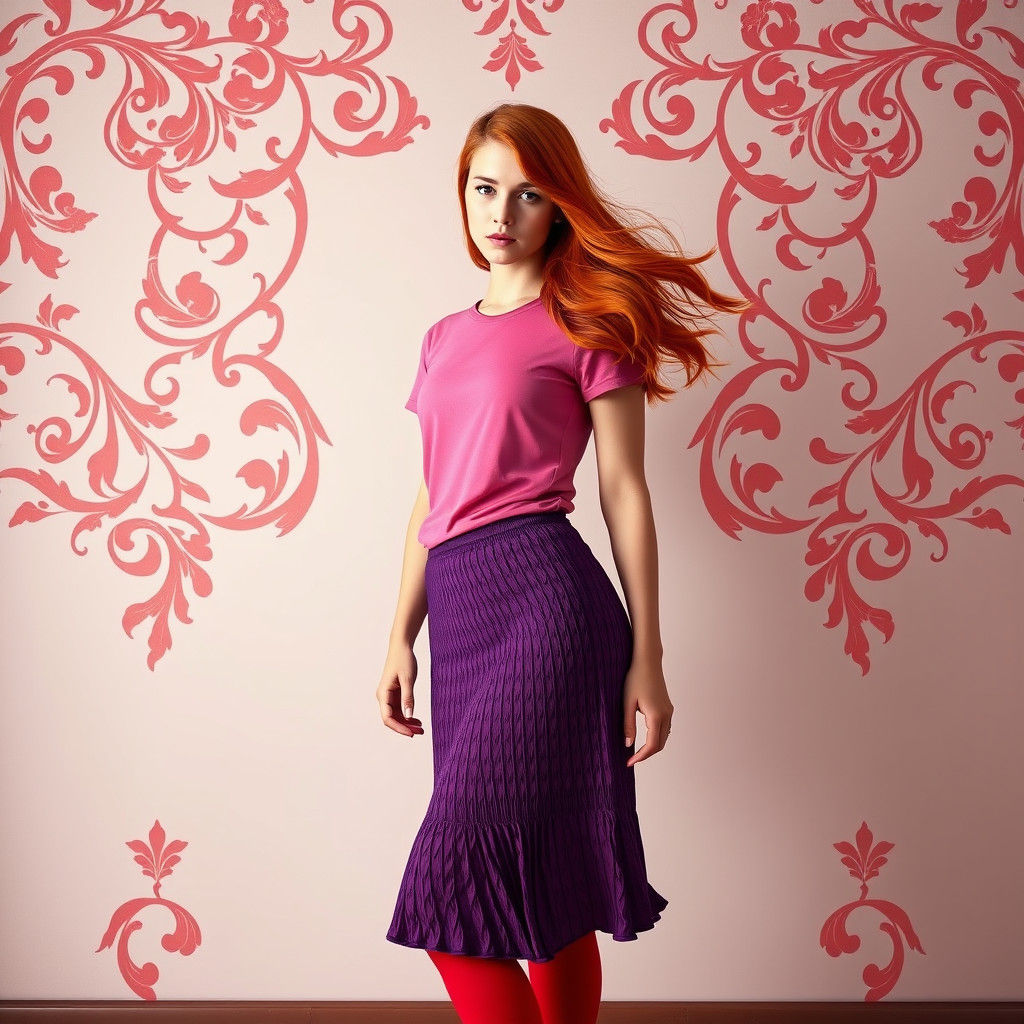 Art Nouveau Woman in Fantasy Matte Painting