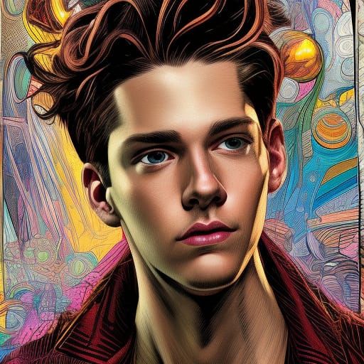 Jughead Jones in Comic Book Style by Jim Lee