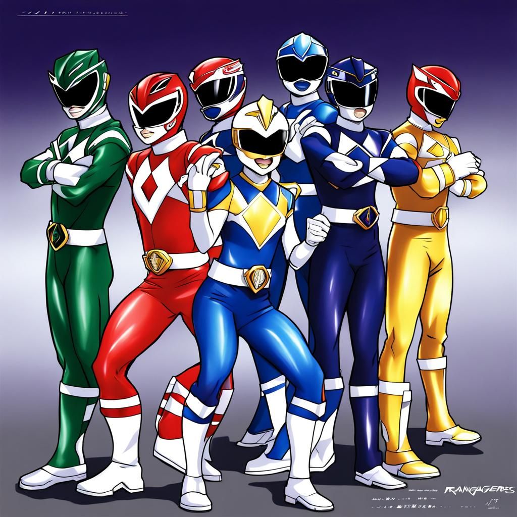 Power Rangers SPD in Anime Style