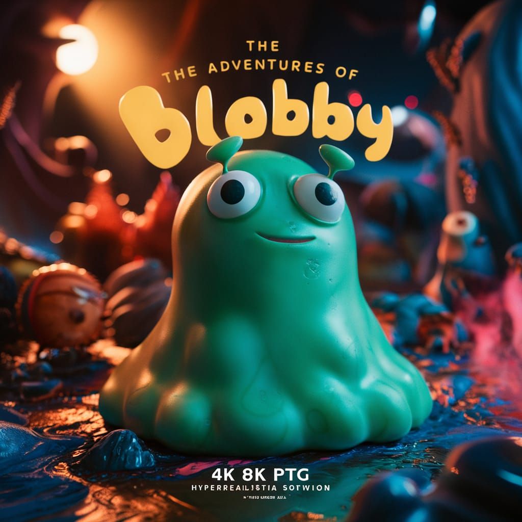 The Adventures Of Blobby!! The cute green blob with dreams!💚