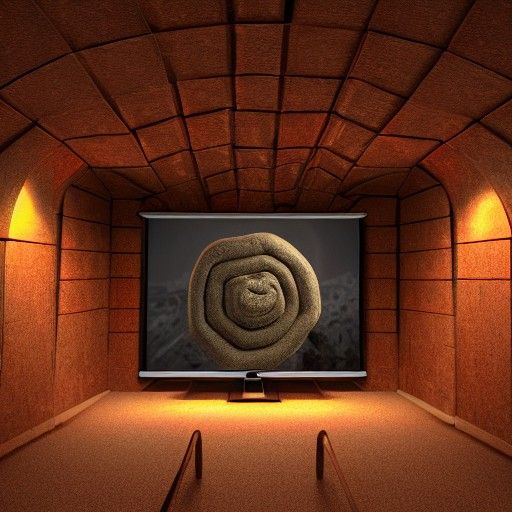 Romanesque Architecture in Detailed 3D Render