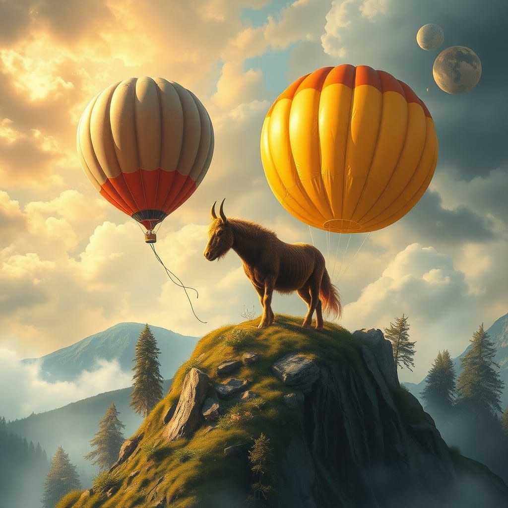 Cowboy in Cactus World Watercolor