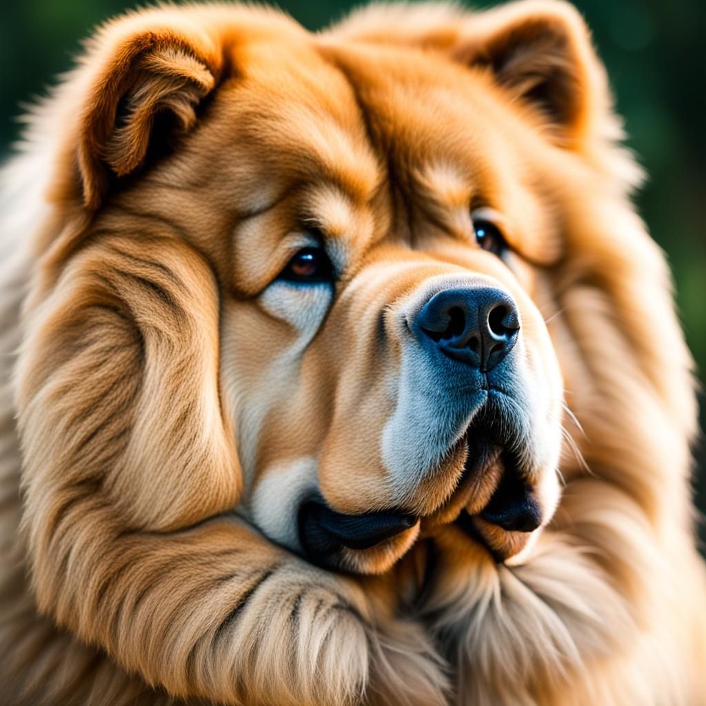 Chow Chow Portrait in Professional Photography Style