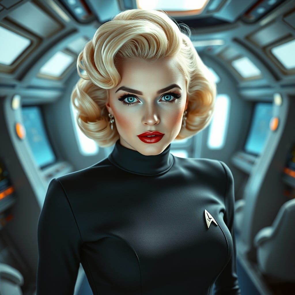 Marilyn Monroe as Starfleet Officer: Classic Hollywood Meets...