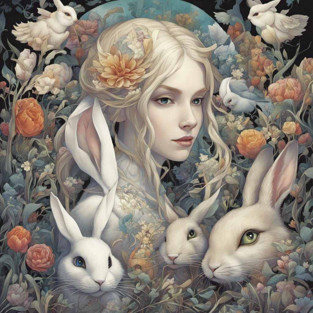 Alice in Wonderland: Psychedelic Art Adventure