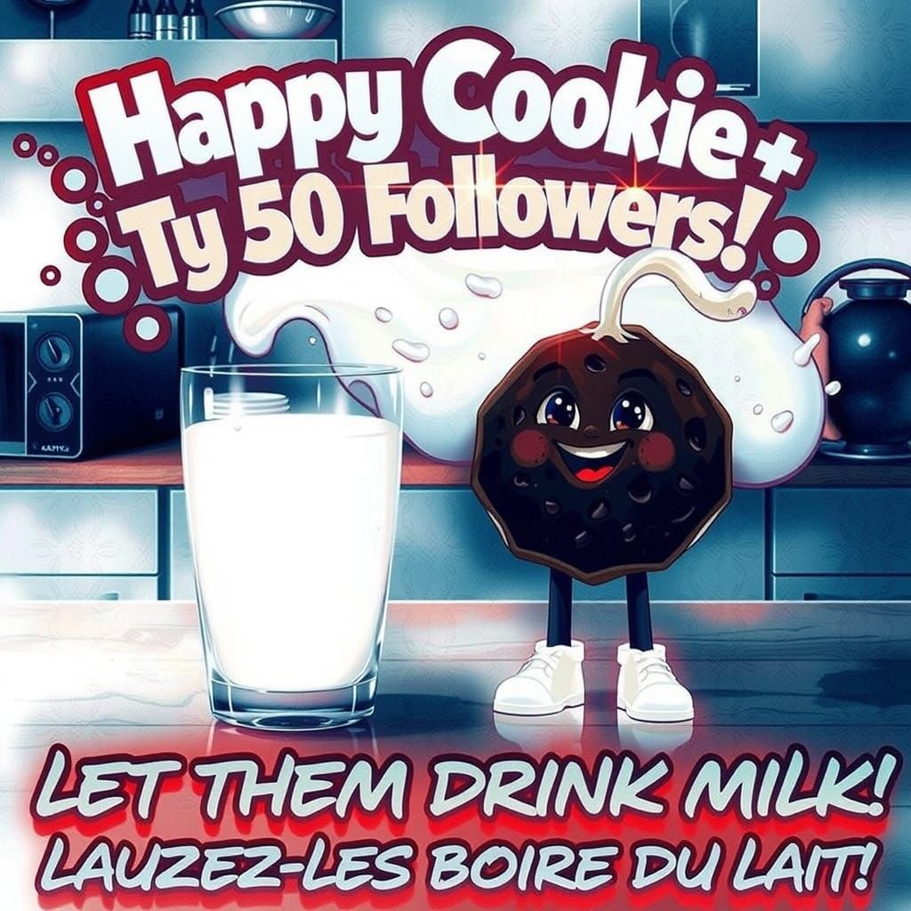 Milk Splash Celebration with Cookie Cheer