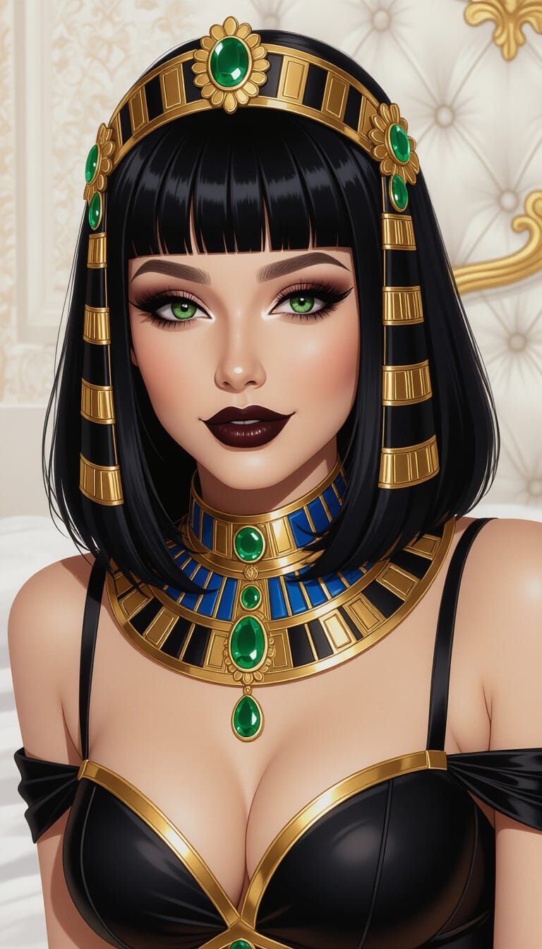 A glamorous  Egyptian  woman
