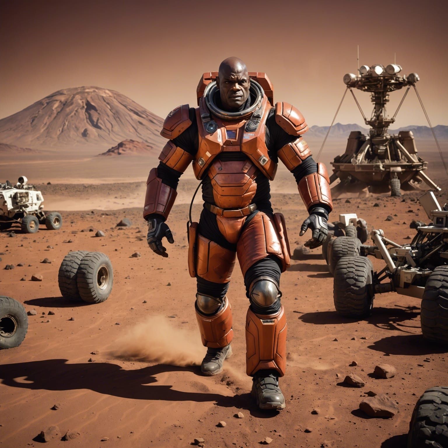 Ronnie Coleman's Martian Leg Workout: Cinematic Film Still