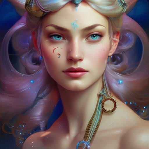 Steampunk Elsa Portrait in High Resolution