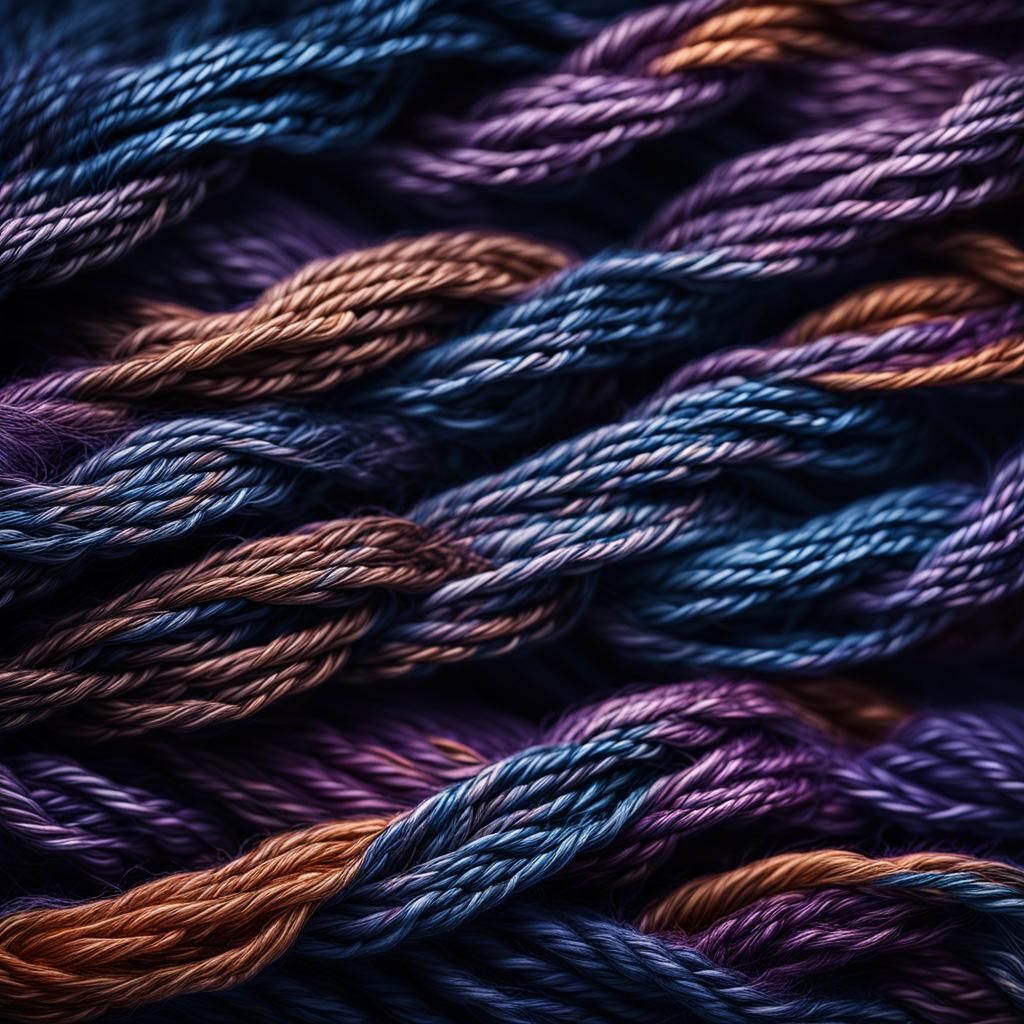 Macro Photography of Intricate Textile Pattern