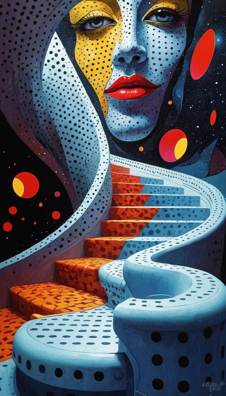 "Follow The Midnight Stairway to the Surreal sensual smilefa...