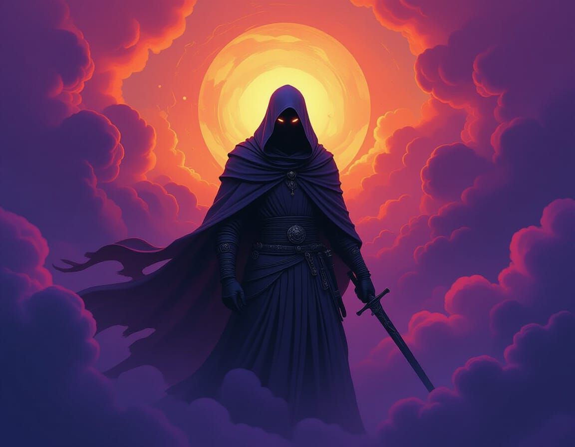 Keeper of the Dark in Abstract Surrealism