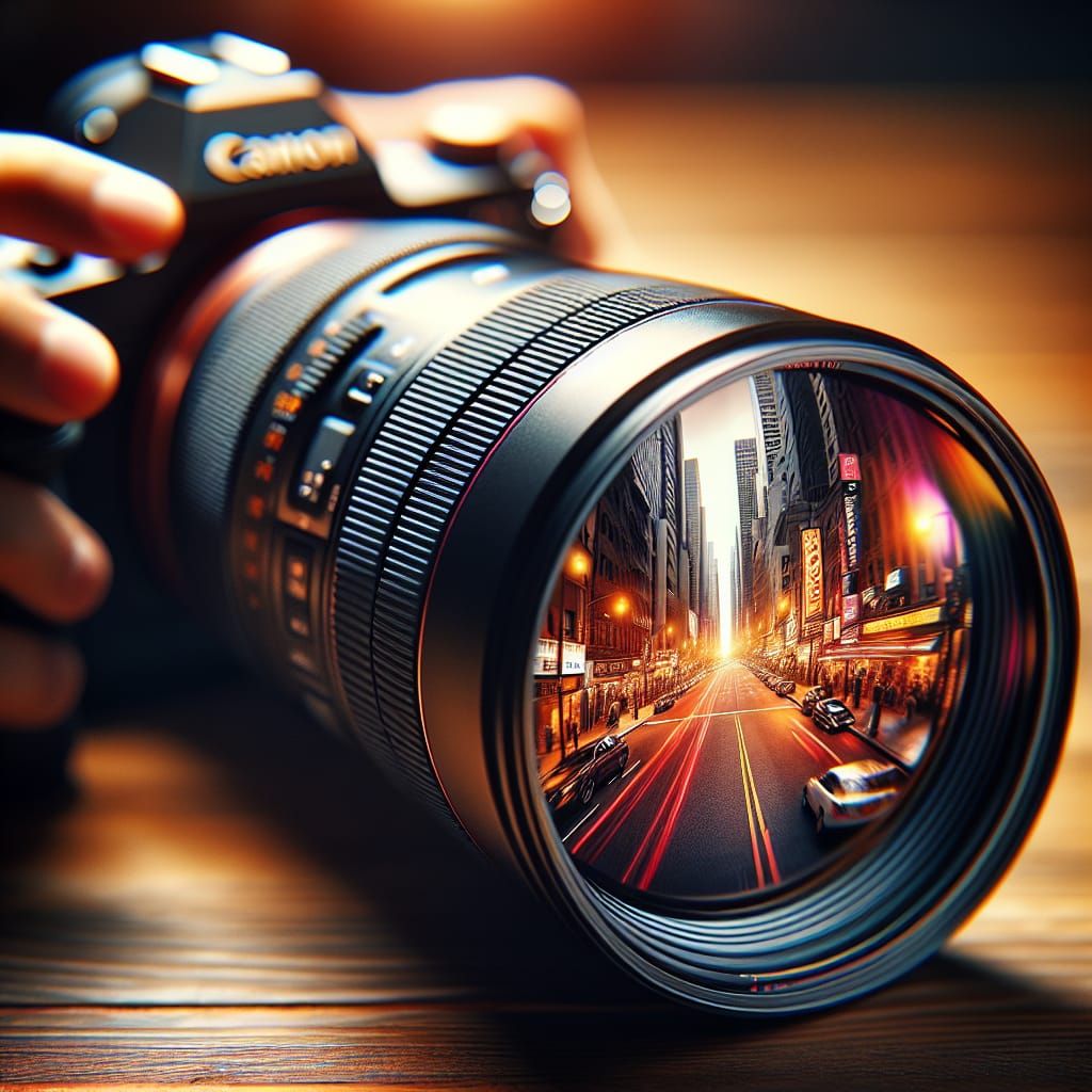 High-Definition DSLR Bokeh Portrait in Warm Natural Light